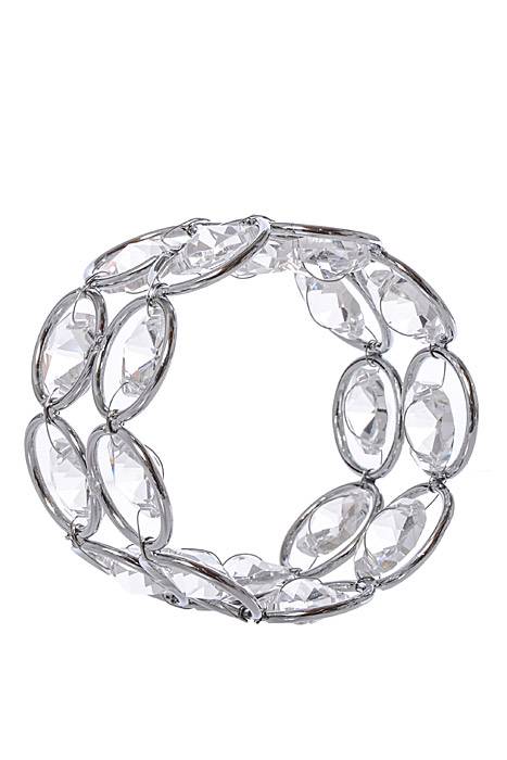 Napkin Ring Silver Pkg/5