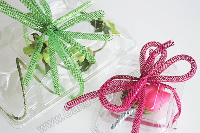 9" X 5" X 4" Large Corsage Box Clear Pkg/12