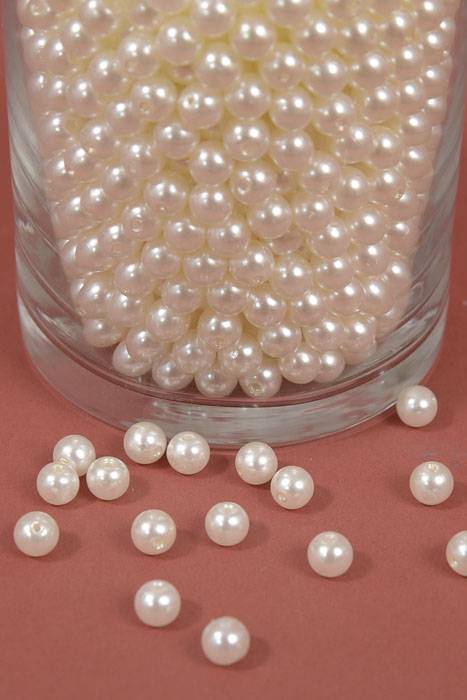 8mm Abs Pearl Beads Ivory Pkg(500g)