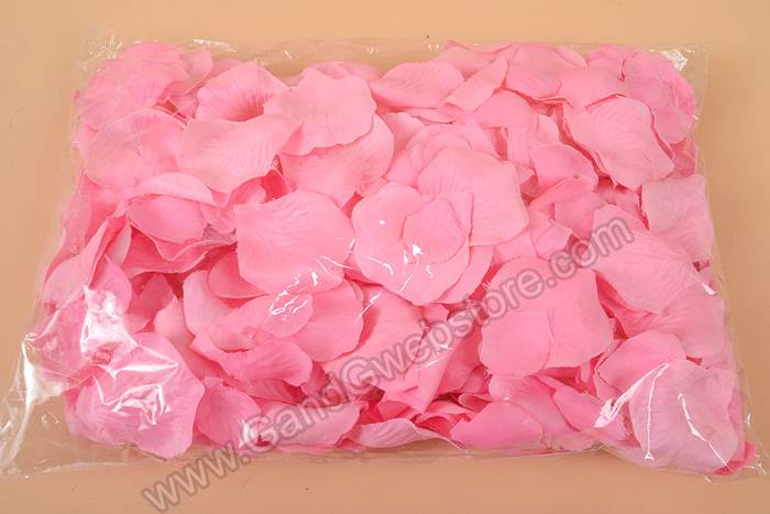 Silk Rose Petals Pink Pkg/500