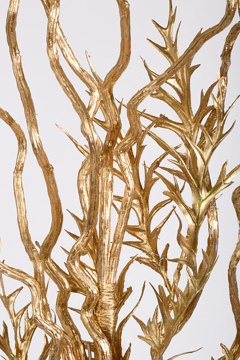 38" Christmas Willow Spray Gold