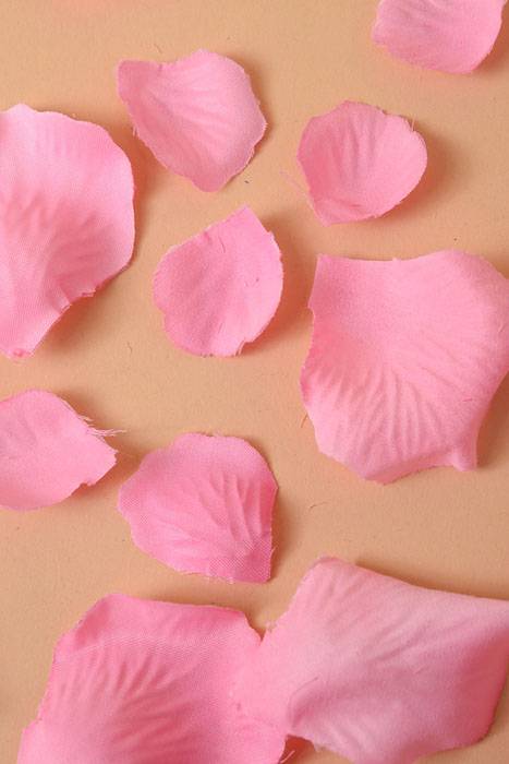 Silk Rose Petals Pink Pkg/500