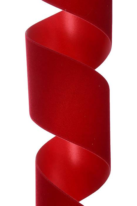 2.5" X 25yds Velita Ribbon Holiday Red