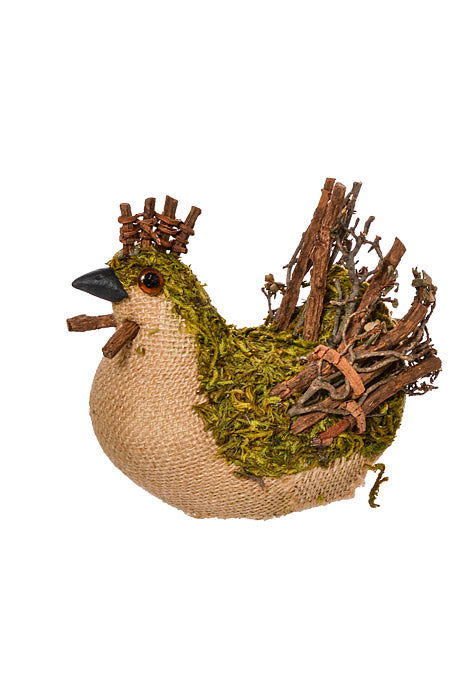 5" Moss Hen Natural/Green