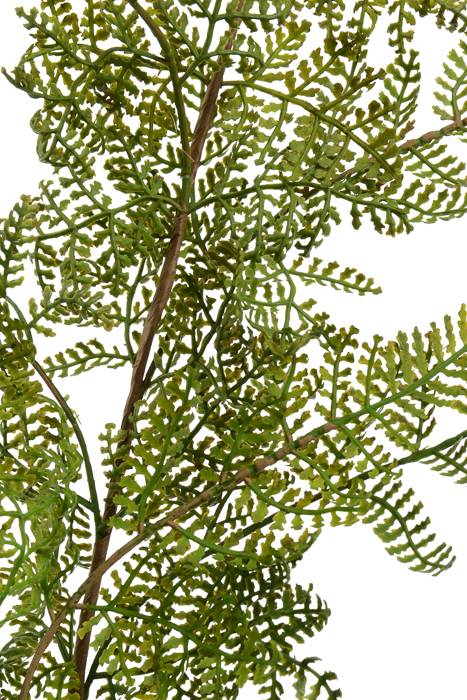 31" Leather Leaf Spray Green