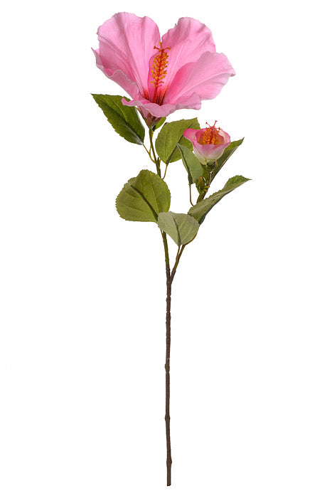 26" Hibiscus Spray Pink