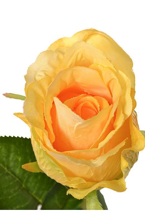 26" Silk Rose Spray Yellow