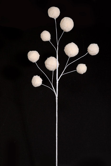 30" Snowball Spray White