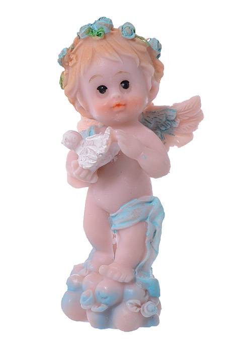 2.75" Angel W/dove & Clouds Boy Pkg/12