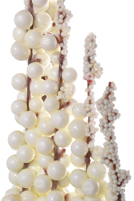 42" Berry Spray White