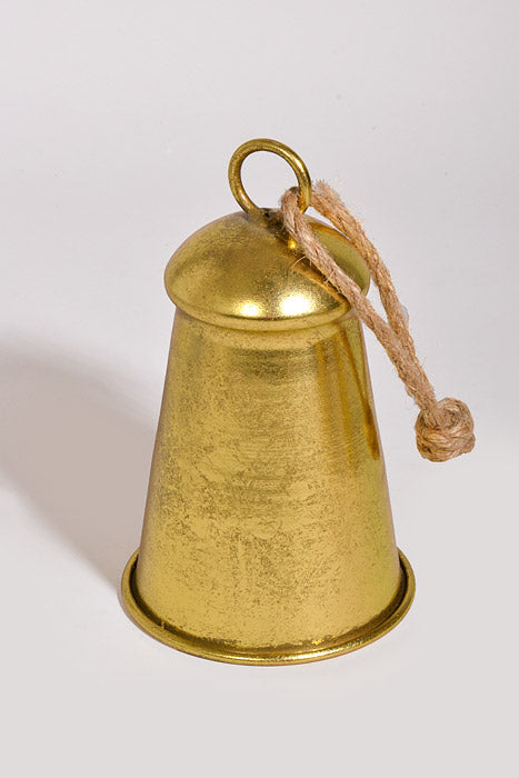 5.5"/6.75"/ 8" Bells Ornaments Gold Set/3