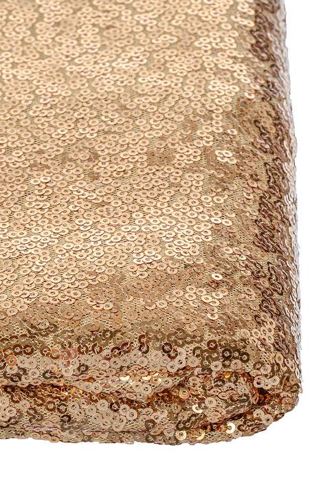 60" X 5yds Sequin Netting Gold