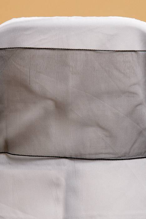 9" X 10ft Organza Chair Bow Navy Blue Pkg/6