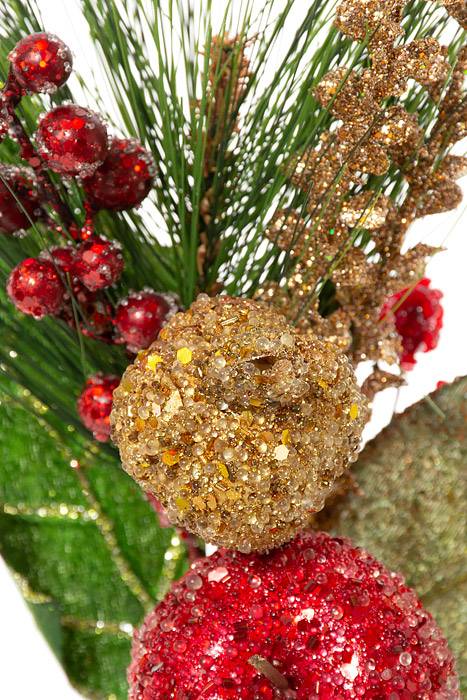 15" Beaded Pomegranate/apple/berry Pick Rdgg