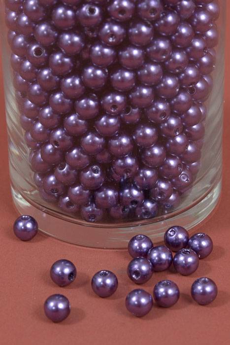 10mm Abs Pearl Beads Purple Pkg(500g)