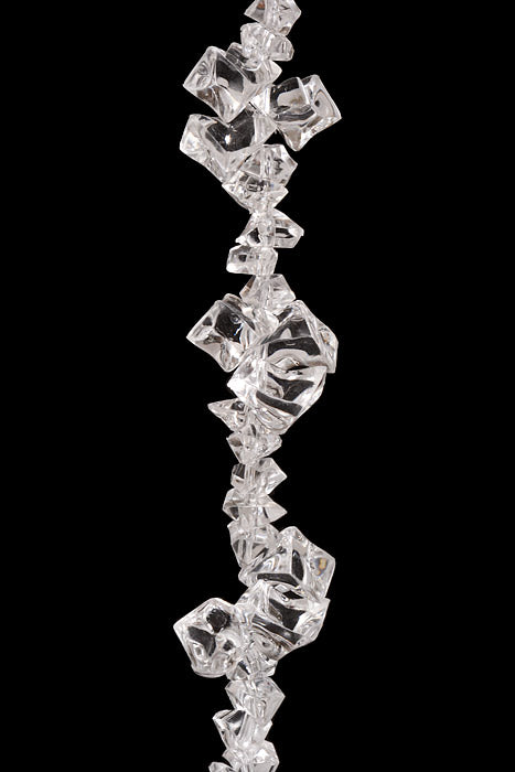 31.5" Crystal Hanging Ornament Clear