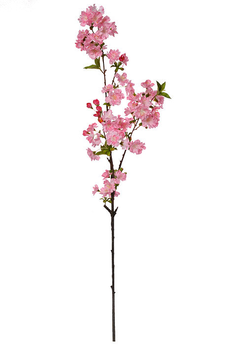 36" Silk Cherry Blossom Spray Pink