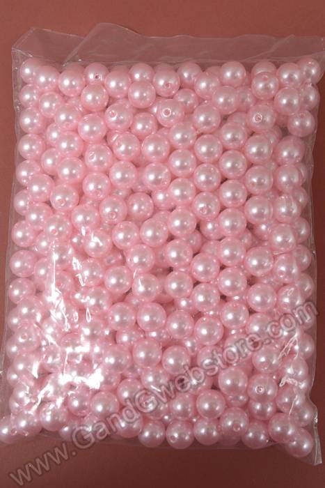 14mm Abs Pearl Beads Pink Pkg(500g)