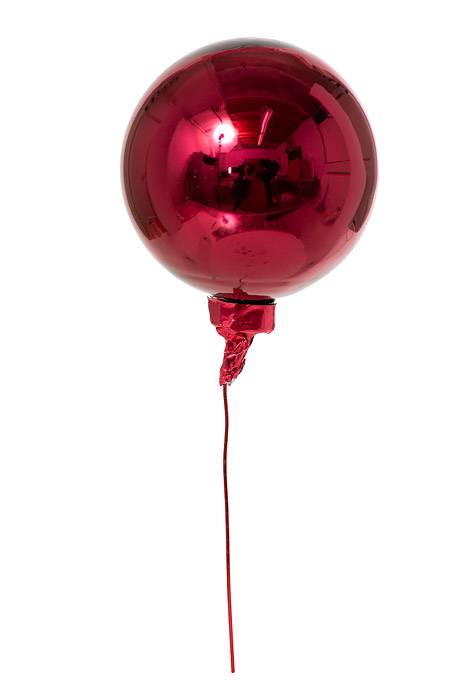 80mm Gloss Glass Ball Burgundy Pkg/12