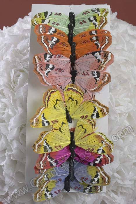 5" Butterfly Assorted Pkg/12