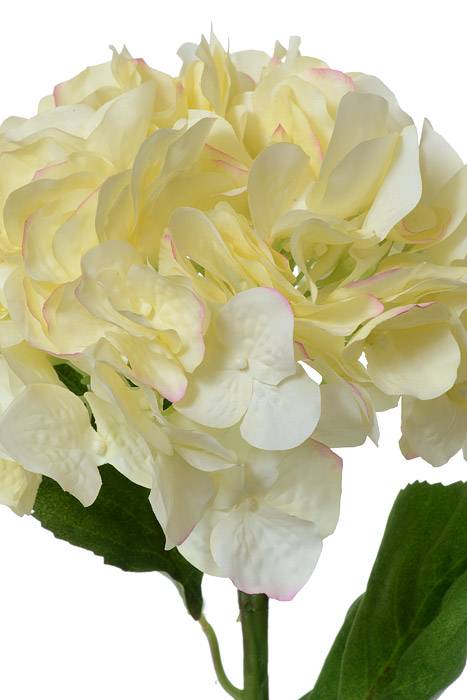 29" Silk Hydrangea Spray Cream
