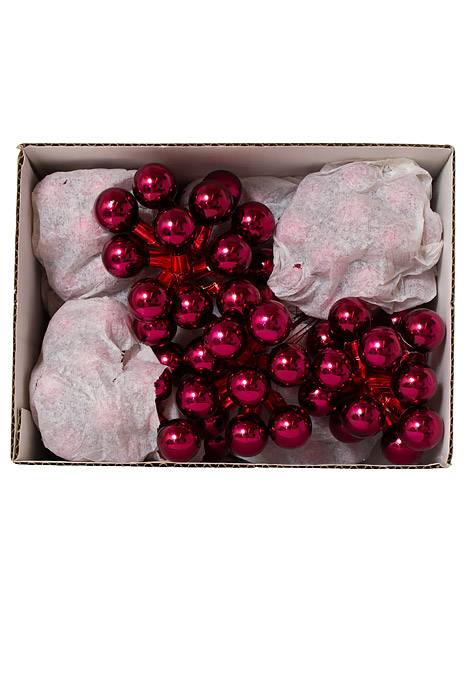20mm Gloss Glass Ball Burgundy Pkg/144