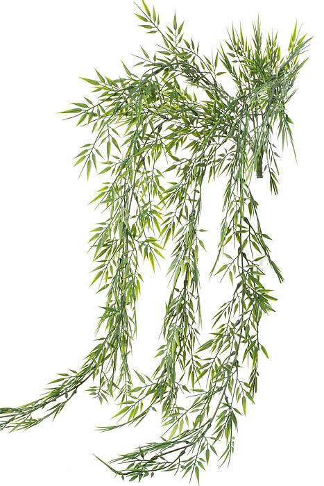 32" Mini Bamboo Hanging Bush Frosted Green