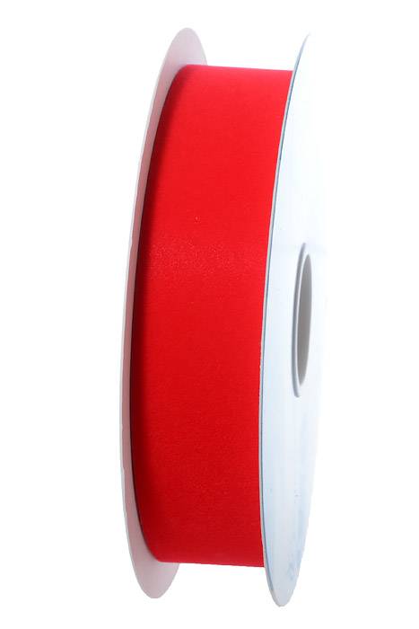 1.25" X 25yds Vel-pruf Ribbon Red