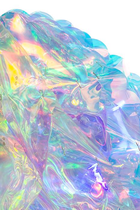 8" Honeycomb Ball Iridescent