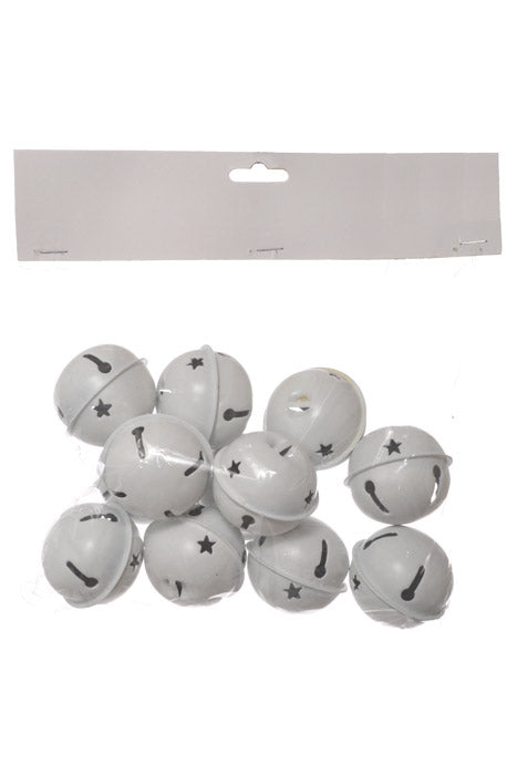 2" Jingle Bell (White) Pkg/12