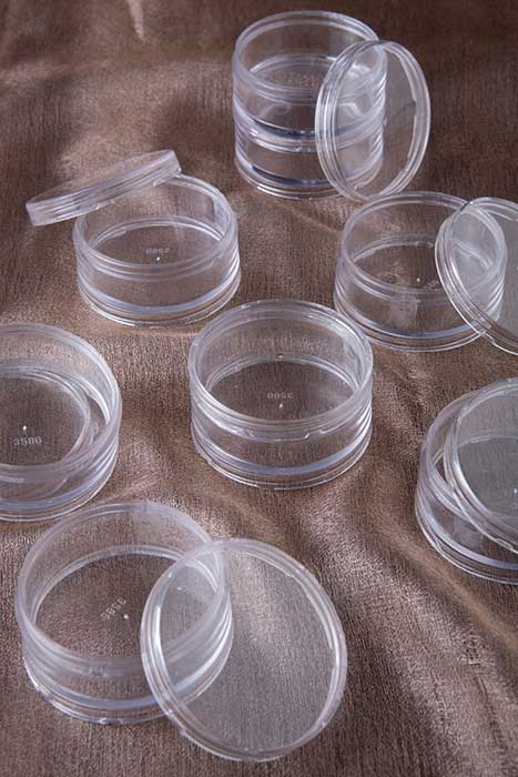 2.25" Round Box Clear Pkg/12
