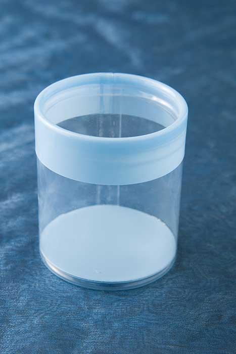 2" X 2" Baby Blue Cylinder Box Pkg/6