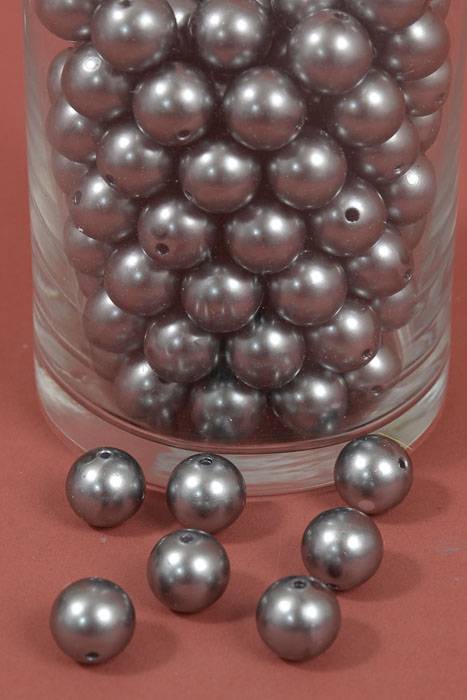 14mm Abs Pearl Beads Grey Pkg(500g)