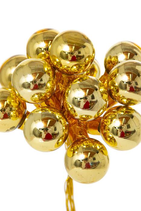 20mm Gloss Glass Ball Gold Pkg/144