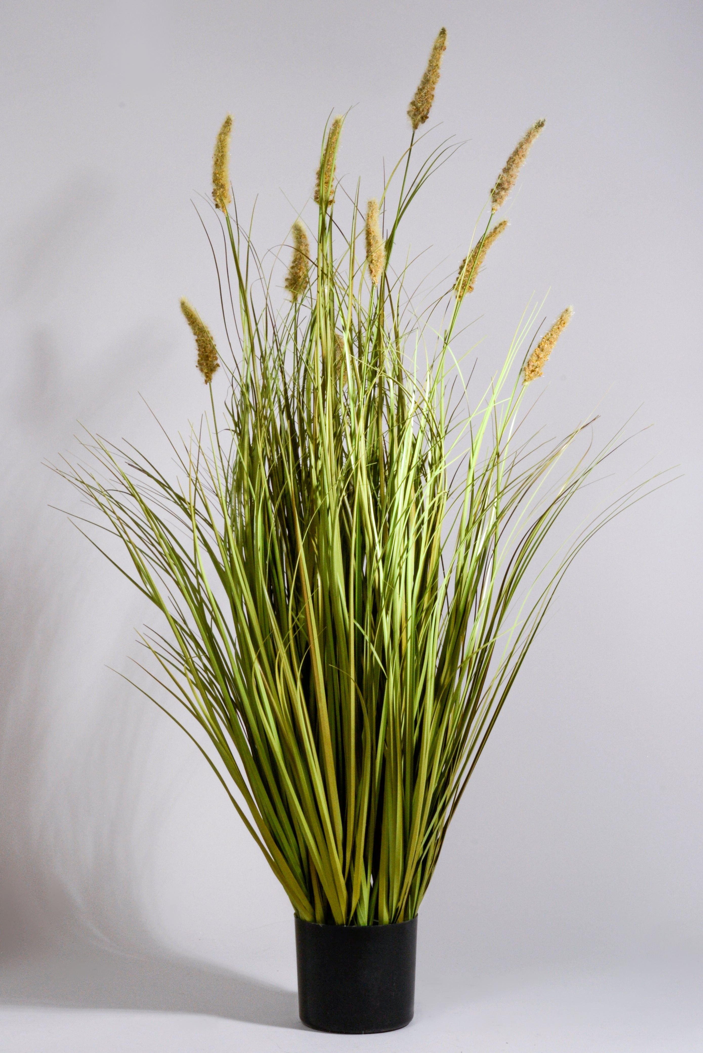 48" Artificial Grass Bush W/Pot Green