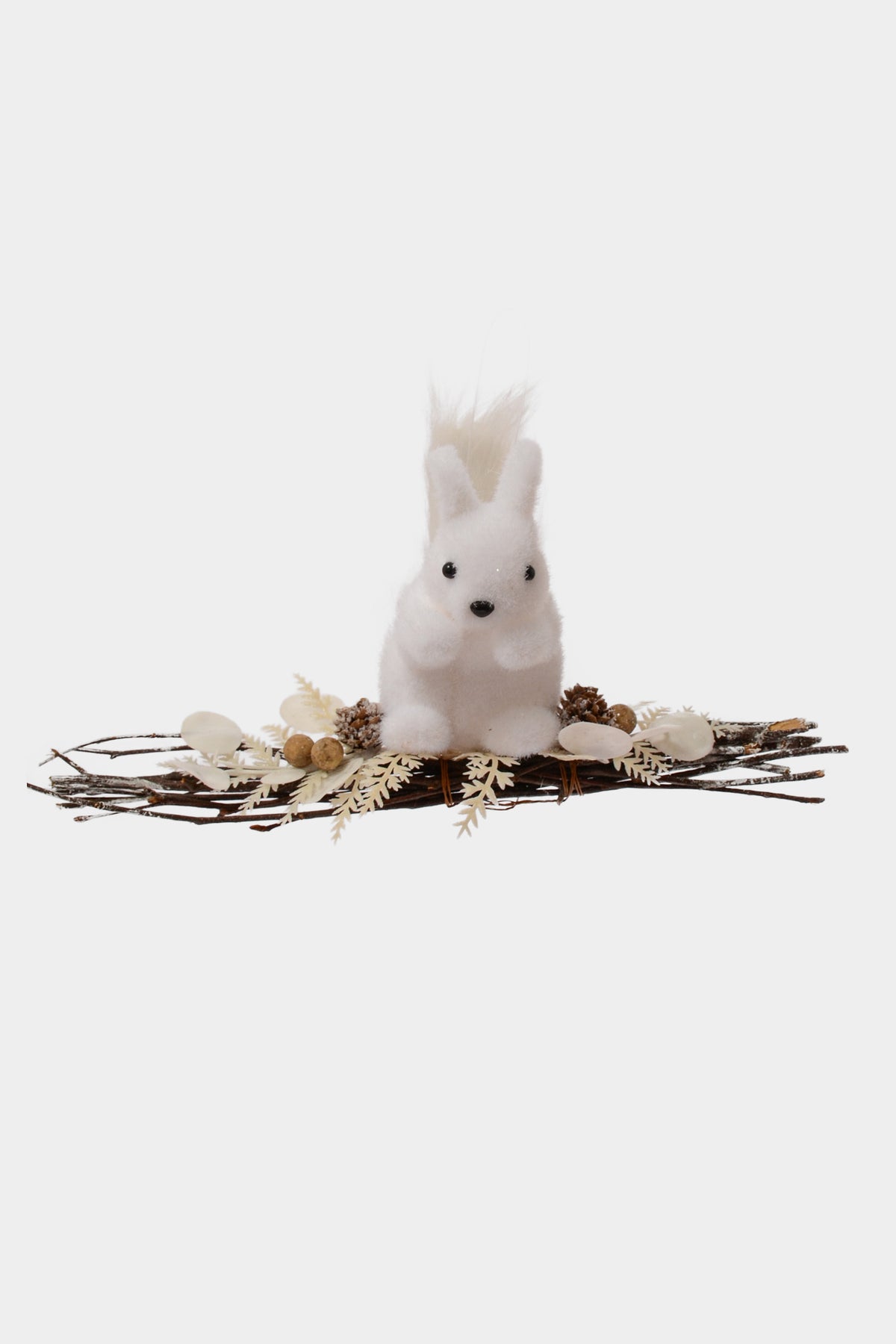 5" Hanging Squirrel White