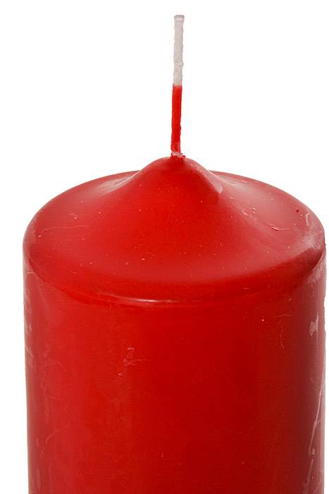 2.8" X 8" Patrician Pillar Candle Red