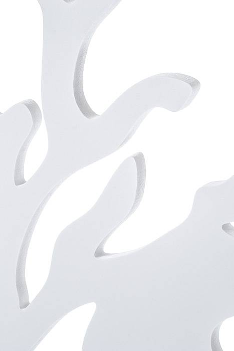 29" Carved Wooden Tree White