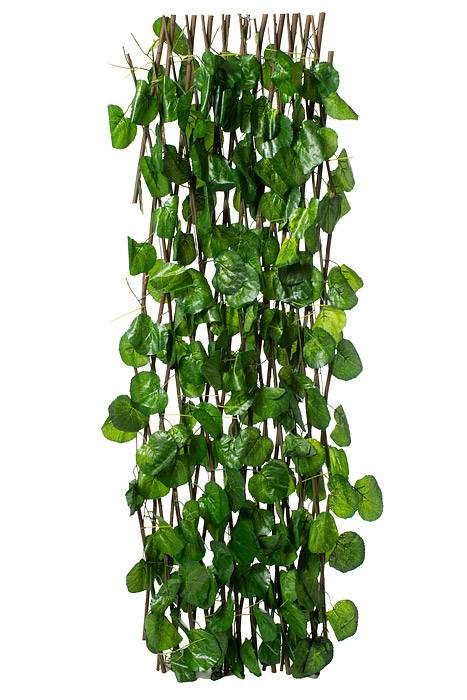 47.5"x 66" Begonia Leaf Stretchable Fence Screen Green
