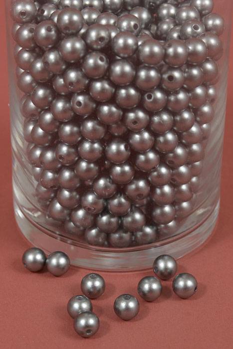 10mm Abs Pearl Beads Grey Pkg(500g)