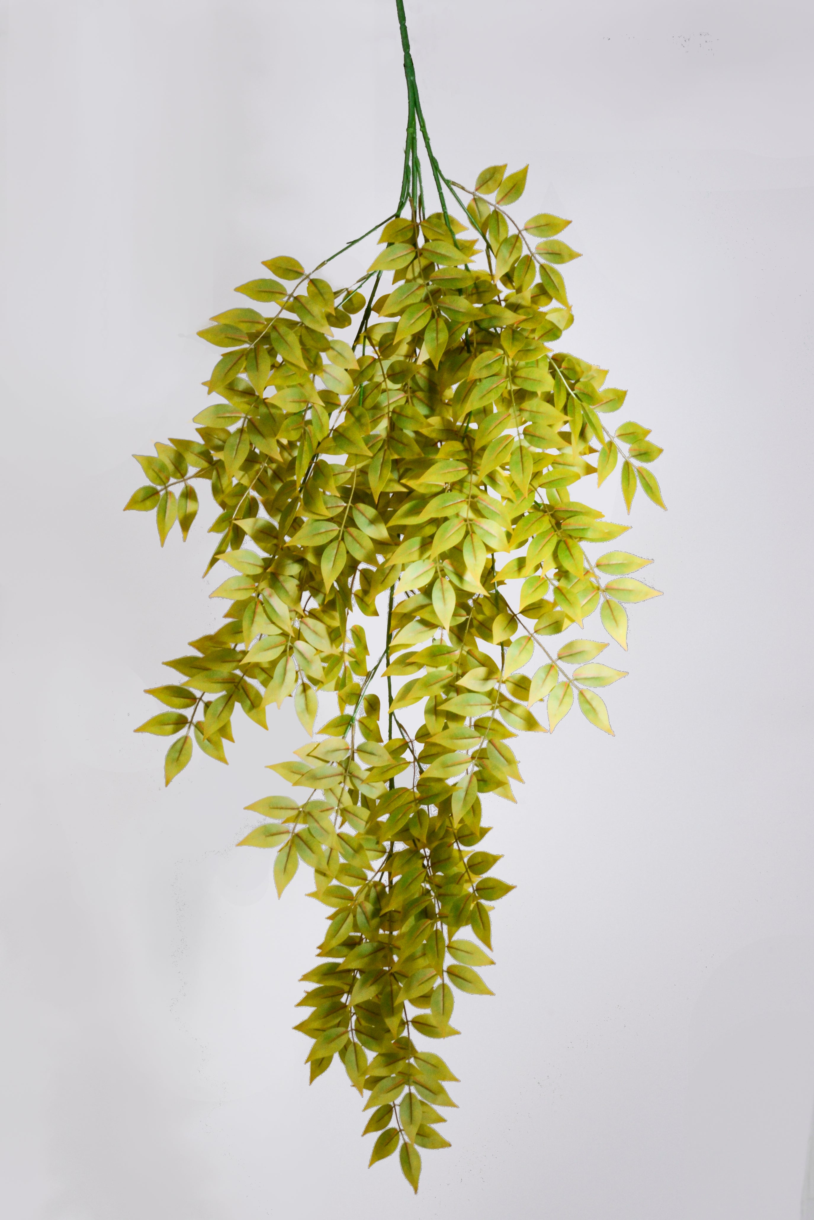 52" Silk Toon Leaf Hanging Spray Green