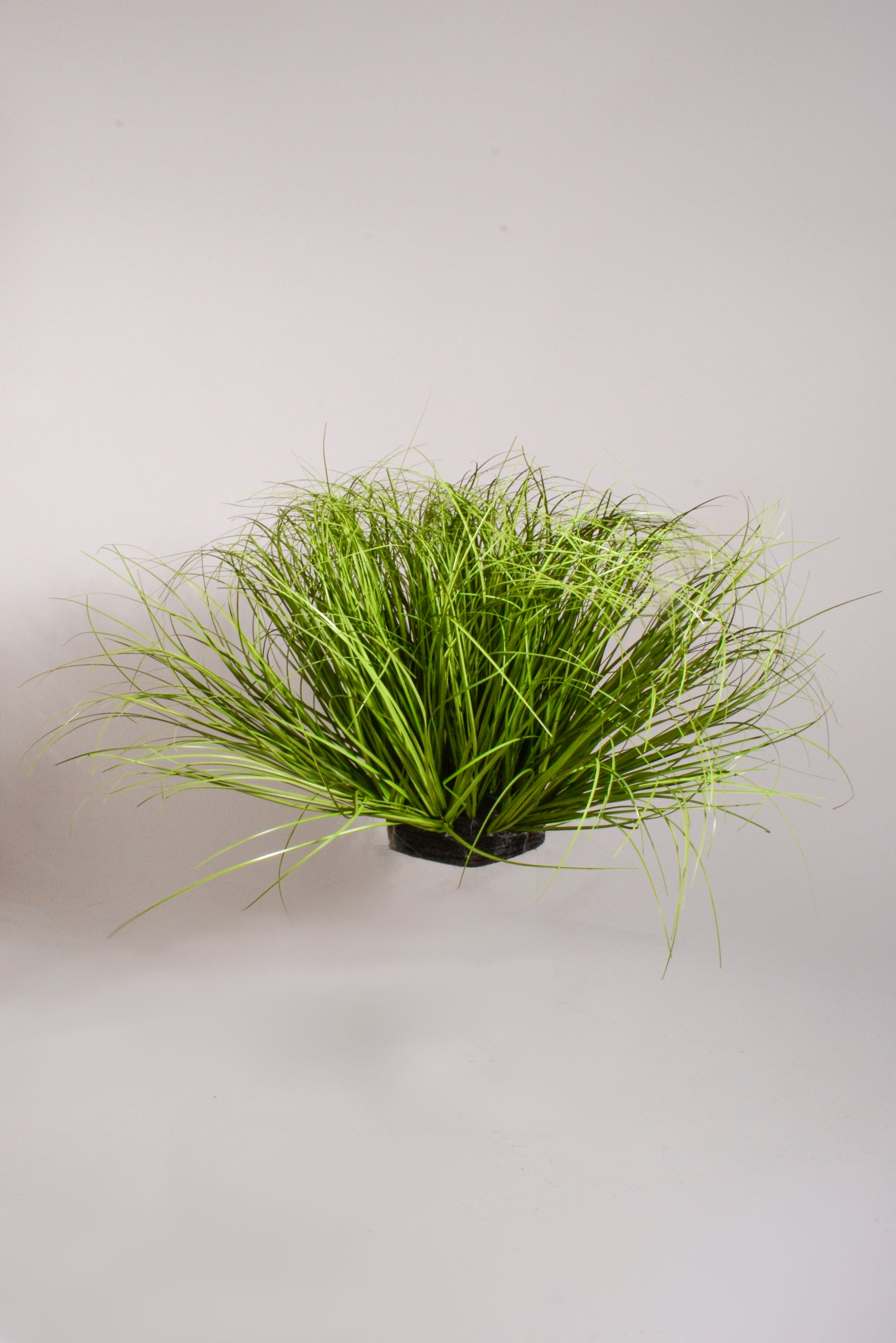 14" Artificial Grass Bush Green