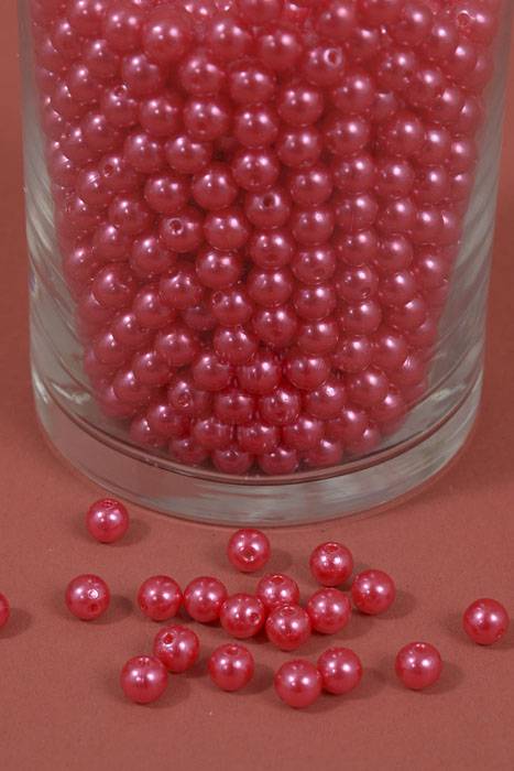 8mm Abs Pearl Beads Red Pkg(500g)
