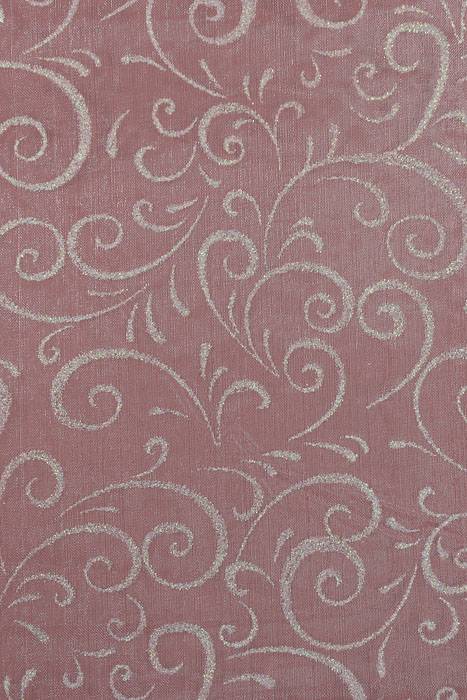 9" X 10ft Sparkle Swirl Organza White Pkg/6