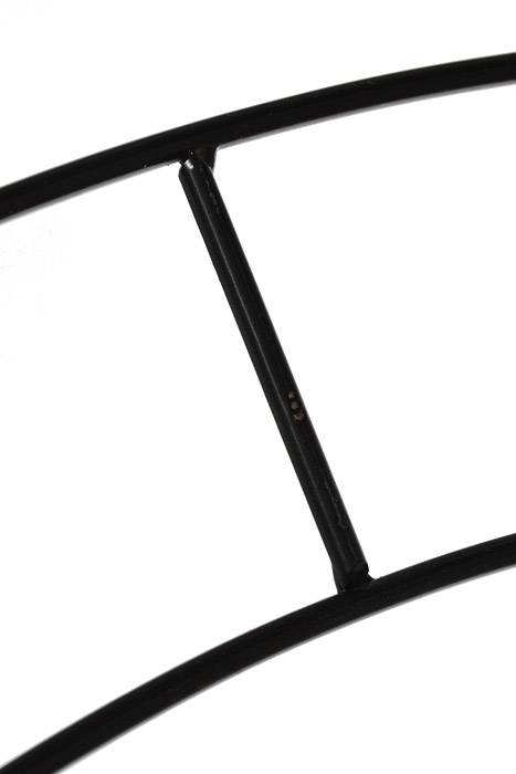 35" Double Flat Wreath Wire Black