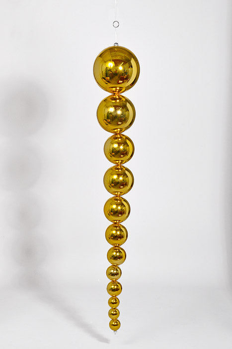 32" Ball Cluster Ornament Shiny Gold