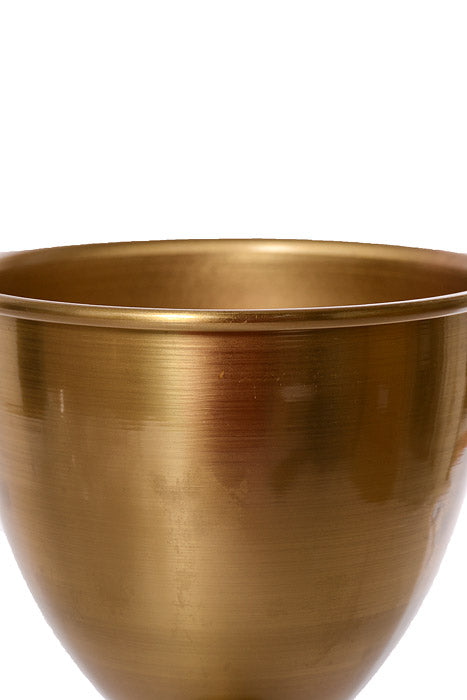 5.5" X 11.5" Metal Bouquet Stand Gold/Black