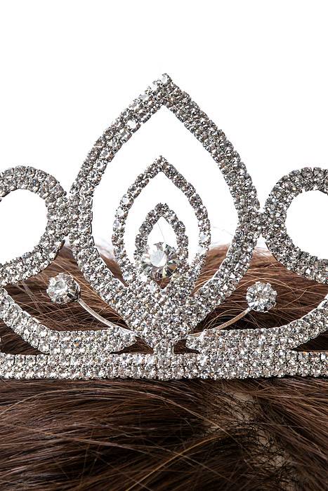2.25" Rhinestone Tiara Silver