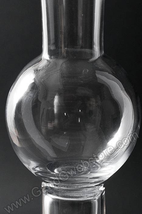 7.5" X 29.5" Reversible Glass Vase Clear 4 Pcs