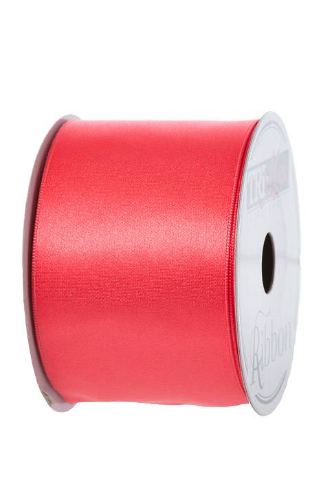2.5" X 15yds Wired Supreme Ribbon Coral Rose